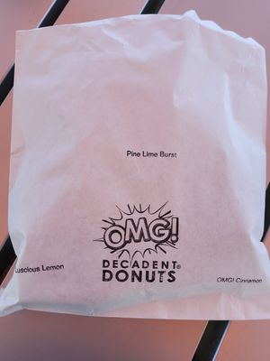 Takeaway  #Veganuary at OMG Decadent Donuts in Coffs Harbour