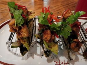 Tofu taco at Acta Brasserie in Jakarta