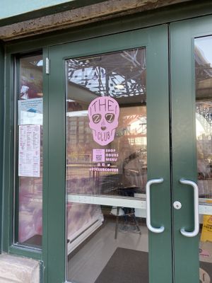 Front door  at 27 Club Coffee in Cleveland