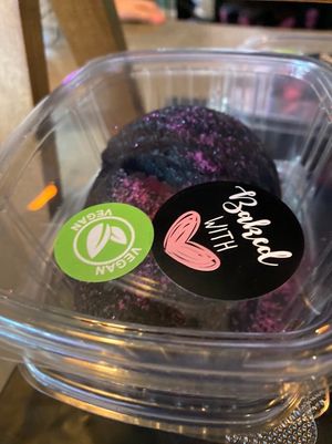 Vegan eats at the counter  at 27 Club Coffee in Cleveland