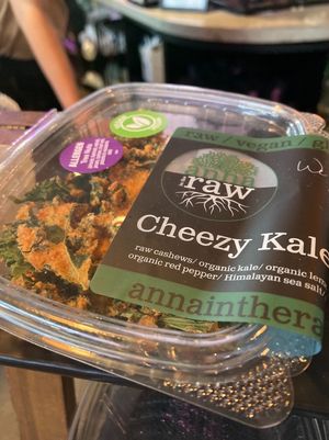 Vegan eats at the counter  at 27 Club Coffee in Cleveland