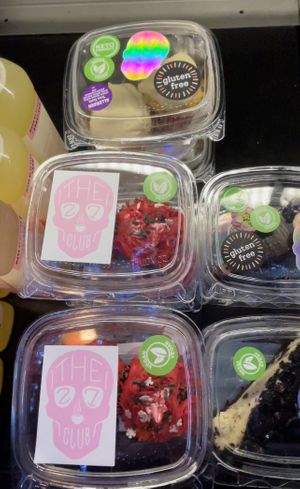 Vegan cupcakes   at 27 Club Coffee in Cleveland