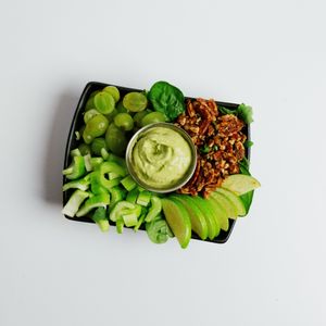 Green salad with all the goodness, flavor and variety you can handle. Vegan friendly! at 27 Club Coffee in Cleveland