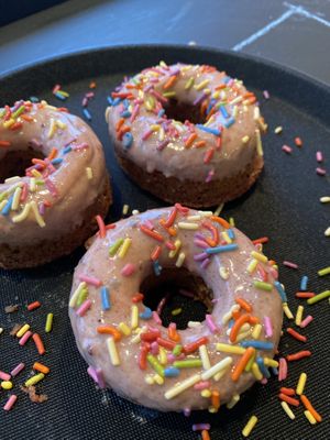 Vegan donuts  at Moo-Over in Columbia City