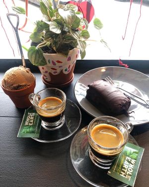 Ice cream, espresso, hoho #Veganuary at Moo-Over in Columbia City
