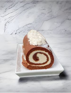 Pumpkin roll   at Moo-Over in Columbia City