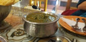 Aloo palak at Punjabi Hut in Amman