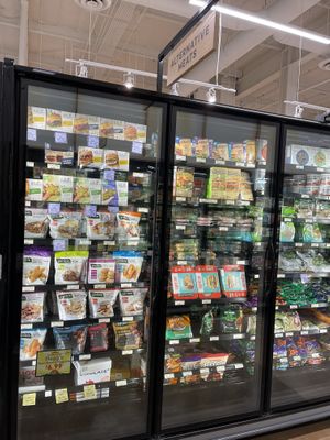 Frozen veg meat  at Frazier Farms Market in La Mesa