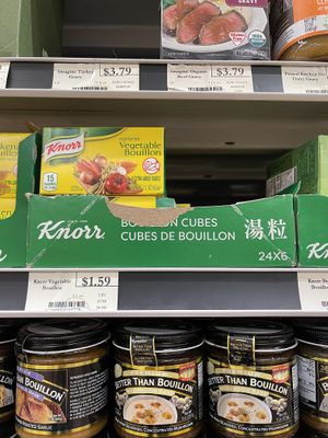 knorr veg bouillon (so hard to find these days!)   at Frazier Farms Market in La Mesa