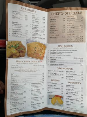 Menu at Taste of Thai in Hoffman Estates