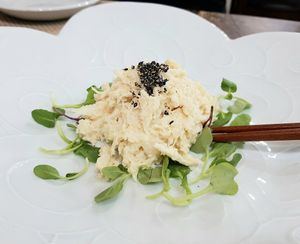 Course C - 1st course: lance asia bell salad 더덕무침 at Temple Food Doban - 사찰음식도반 | in Seoul