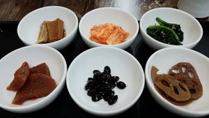 Side dishes at Temple Food Doban - 사찰음식도반 | in Seoul