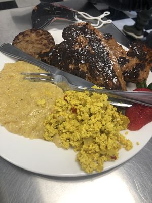 French Toast Brunch Special at JMT Vegan Eats in Virginia Beach