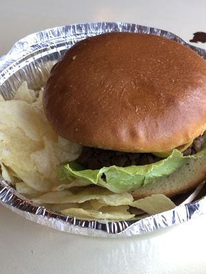Impossible Burger  at JMT Vegan Eats in Virginia Beach