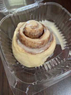 Cinnamon roll  at JMT Vegan Eats in Virginia Beach