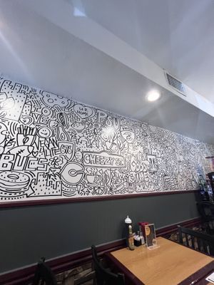 Wall Art  at Cheezy Vegan in Woodlyn