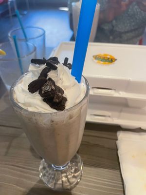 Cookies & Cream milkshake  at Cheezy Vegan in Woodlyn