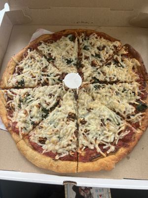 Shitake Happens Pizza  at Cheezy Vegan in Woodlyn