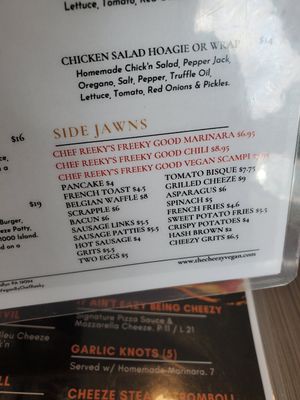  at Cheezy Vegan in Woodlyn