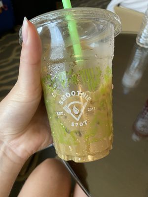 Iced coffee at Smoothie Spot in Miami