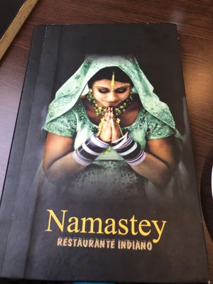 Menu  at Namastey in Faro