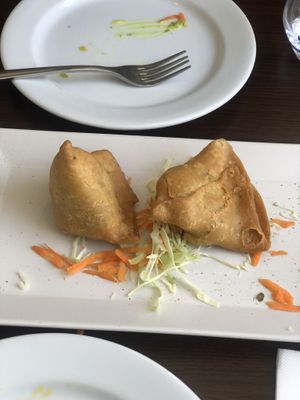 Samosas   at Namastey in Faro