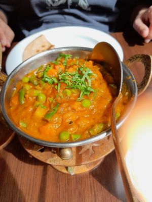 Mixed vegetables at Namastey in Faro