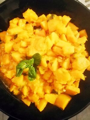 Stewed Pumpkin and Mandarine (Vegan) at OrtoMio in Palermo