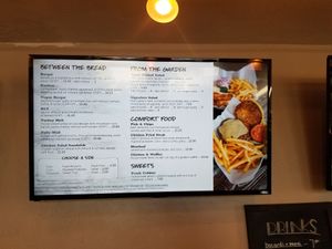 Lunch menu at Robin's in Salida