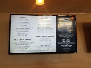 Breakfast menu served all day at Robin's in Salida