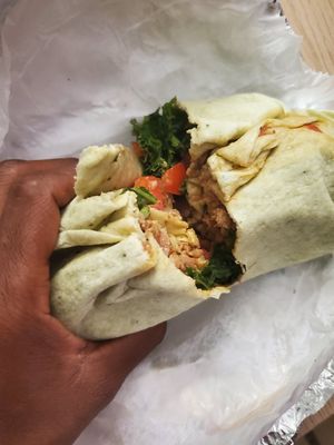 Hot Mess Wrap at Cafe Kulture in Atlanta