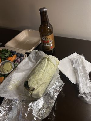 Wrap with loads of healthy bits - deep filled!  at Cafe Kulture in Atlanta