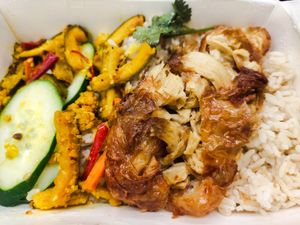 Chicken rice at Original Taste Foods 老味道 in Central Singapore