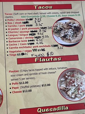 The Végétales taco is vegan (and there is vegan cheese).  at El Rinconcito Mix in Brooklyn