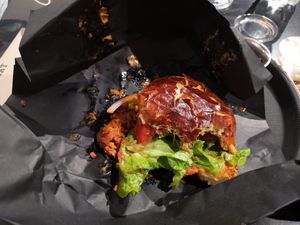 Very tasty burger at UNMEAT in Zurich