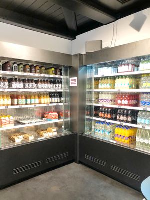 Inside Drink Selection  at UNMEAT in Zurich