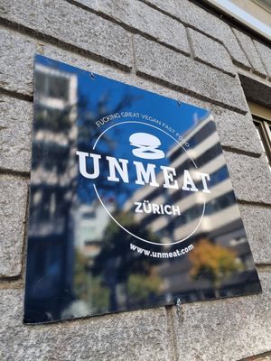 Sign at the door! at UNMEAT in Zurich