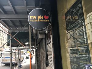 Side view of storefront. at My Pie Pizzeria Romana - Lexington in New York City