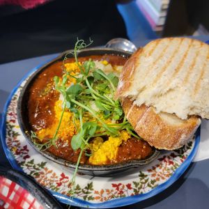 Vegan Shakshouka. at PublicUs in Las Vegas