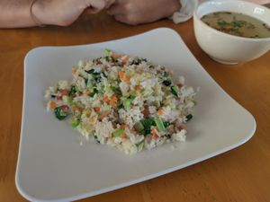 Fried rice at Cheerful House in Siem Reap