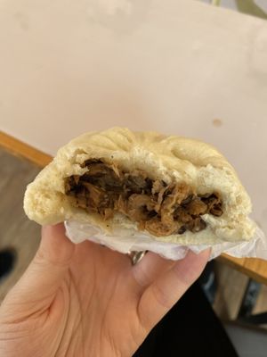 Mushroom baozi  at Cheerful House in Siem Reap
