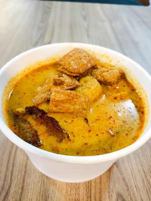 laksa $2.50 at Ju Fu Yuan Vegetarian Delight 聚福缘素食 - Blk 11 Upper Boon Keng in Central Singapore