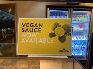 Vegan sauce!  at Thailander in Melbourne