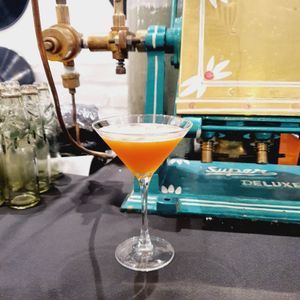 Chai martini. Good mix of chai taste and martini at YARANA  in Central Singapore