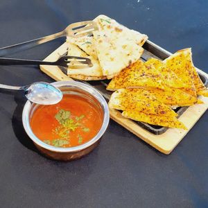 Nan set with curry. Curry is little spicy and goood at YARANA  in Central Singapore