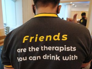 Yarana - Friends are the therapists you can drink with.  at YARANA  in Central Singapore