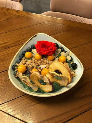 Greenboostbowl at Moka Roasters in Frankfurt