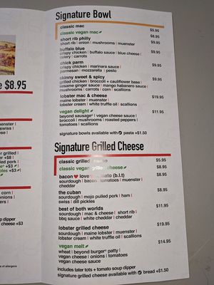 Menu at I Heart Mac & Cheese in Jupiter