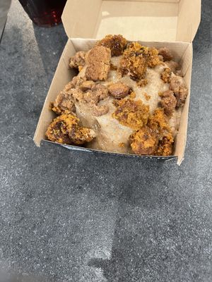 Pumpkin spice   at Cinnaholic in Peachtree Corners