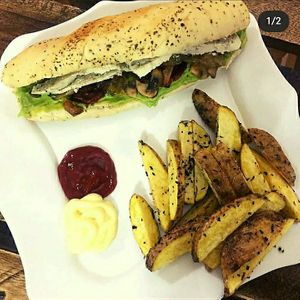 Sándwich vegano kandy at Kandy Soda Bar in Puyo